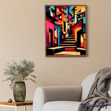 Afbeelding in Gallery-weergave laden, Schilderen op Nummer - Gedurfd Abstract Steeg
