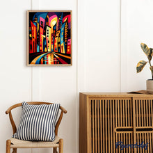 Afbeelding in Gallery-weergave laden, Schilderen op Nummer - Gedurfd Abstract Wolkenkrabbers