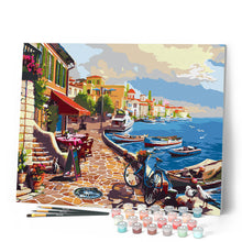 Afbeelding in Gallery-weergave laden, Schilderen op Nummer - Mediterrane ochtendwandeling