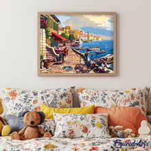 Afbeelding in Gallery-weergave laden, Schilderen op Nummer - Mediterrane ochtendwandeling