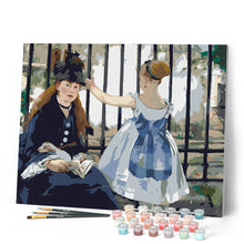 Afbeelding in Gallery-weergave laden, Schilderen op Nummer - Het station Saint-Lazare Manet - Manet