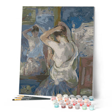 Afbeelding in Gallery-weergave laden, Schilderen op Nummer - Voor de spiegel, 1890 - Morisot