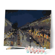 Afbeelding in Gallery-weergave laden, Schilderen op Nummer - Boulevard Montmartre, nachtelijk effect