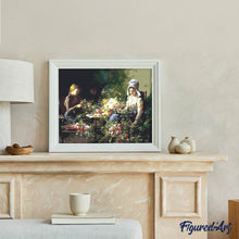 Afbeelding in Gallery-weergave laden, Schilderen op Nummer - Flower Sellers - Abbott Fuller Graves
