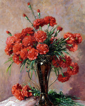 Afbeelding in Gallery-weergave laden, Schilderen op Nummer - Carnations in a silver vase - Abbott Fuller Graves