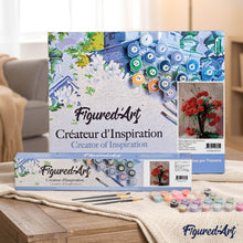 Afbeelding in Gallery-weergave laden, Schilderen op Nummer - Carnations in a silver vase - Abbott Fuller Graves