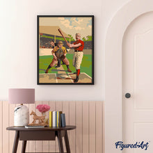 Afbeelding in Gallery-weergave laden, Schilderen op Nummer - Retro honkbalspelers