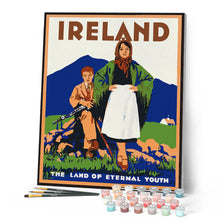 Afbeelding in Gallery-weergave laden, Schilderen op Nummer - Eeuwig Ierland