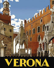 Afbeelding in Gallery-weergave laden, Schilderen op Nummer - Vintage poster van Verona