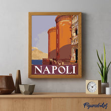 Afbeelding in Gallery-weergave laden, Schilderen op Nummer - Vintage poster van Napels