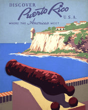 Afbeelding in Gallery-weergave laden, Schilderen op Nummer - Vintage poster van Puerto Rico