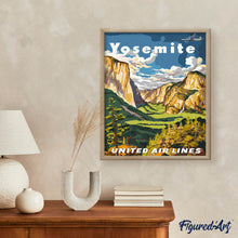 Afbeelding in Gallery-weergave laden, Schilderen op Nummer - Yosemite National Park