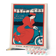 Afbeelding in Gallery-weergave laden, Schilderen op Nummer - Vintage fiets poster