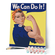 Afbeelding in Gallery-weergave laden, Schilderen op Nummer - We Can Do It!