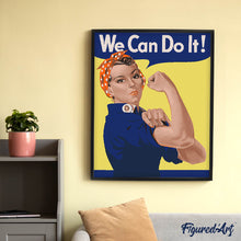 Afbeelding in Gallery-weergave laden, Schilderen op Nummer - We Can Do It!