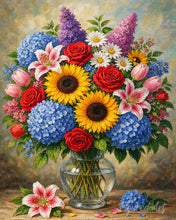 Afbeelding in Gallery-weergave laden, Schilderen op Nummer - Elegant boeket 1