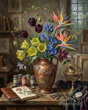 Afbeelding in Gallery-weergave laden, Schilderen op Nummer - Tijdloze bloemen