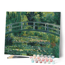 Afbeelding in Gallery-weergave laden, Schilderen op Nummer - Waterlelies en Japanse brug - Monet