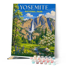 Afbeelding in Gallery-weergave laden, Schilderen op Nummer - Yosemite National Park, Vernal Falls - Californië