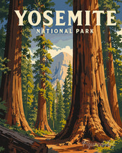 Afbeelding in Gallery-weergave laden, Schilderen op Nummer - Yosemite National Park, Mariposa Grove - Californië