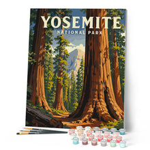 Afbeelding in Gallery-weergave laden, Schilderen op Nummer - Yosemite National Park, Mariposa Grove - Californië