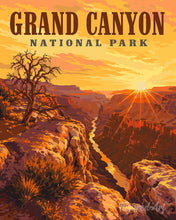 Afbeelding in Gallery-weergave laden, Schilderen op Nummer - Nationaal park Grand Canyon - Arizona