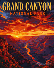 Afbeelding in Gallery-weergave laden, Schilderen op Nummer - Nationaal park Grand Canyon, woestijnkliffen - Arizona