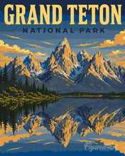 Afbeelding in Gallery-weergave laden, Schilderen op Nummer - Grand Teton National Park - Wyoming