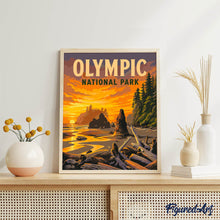 Afbeelding in Gallery-weergave laden, Schilderen op Nummer - Olympic National Park - Washington