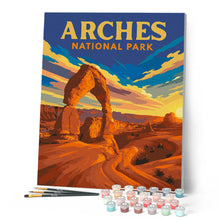 Afbeelding in Gallery-weergave laden, Schilderen op Nummer - Arches National Park - Utah