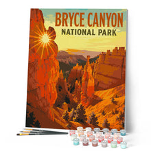 Afbeelding in Gallery-weergave laden, Schilderen op Nummer - Bryce Canyon National Park - Utah
