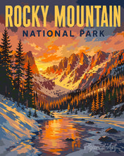 Afbeelding in Gallery-weergave laden, Schilderen op Nummer - Rocky Mountain National Park - Colorado