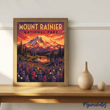Afbeelding in Gallery-weergave laden, Schilderen op Nummer - Mount Rainier National Park - Washington