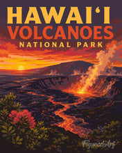 Afbeelding in Gallery-weergave laden, Schilderen op Nummer - Hawaii Volcanoes National Park