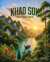 Afbeelding in Gallery-weergave laden, Schilderen op Nummer - Nationaal Park Khao Sok