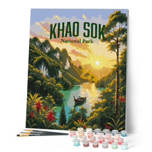 Afbeelding in Gallery-weergave laden, Schilderen op Nummer - Nationaal Park Khao Sok