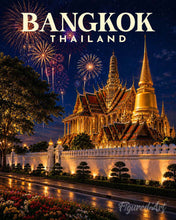Afbeelding in Gallery-weergave laden, Schilderen op Nummer - Reisposter Bangkok