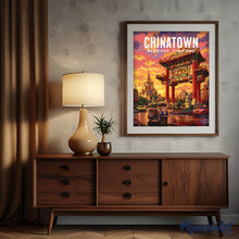 Afbeelding in Gallery-weergave laden, Schilderen op Nummer - Reisposter Bangkok, Lichten van Chinatown
