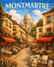 Afbeelding in Gallery-weergave laden, Schilderen op Nummer - Reisposter Montmartre