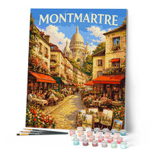 Afbeelding in Gallery-weergave laden, Schilderen op Nummer - Reisposter Montmartre