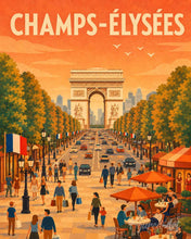 Afbeelding in Gallery-weergave laden, Schilderen op Nummer - Reisposter Champs-Élysées
