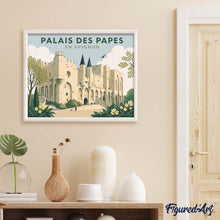 Afbeelding in Gallery-weergave laden, Schilderen op Nummer - Pausenpaleis van Avignon