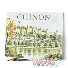 Afbeelding in Gallery-weergave laden, Schilderen op Nummer - Kasteel van Chinon
