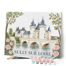 Afbeelding in Gallery-weergave laden, Schilderen op Nummer - Kasteel van Sully-sur-Loire
