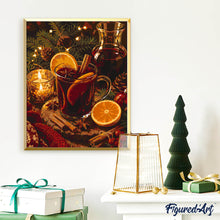Afbeelding in Gallery-weergave laden, Schilderen op Nummer - Kerstglühwein