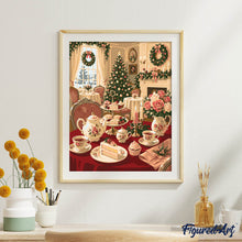Afbeelding in Gallery-weergave laden, Schilderen op Nummer - Kersttheetijd