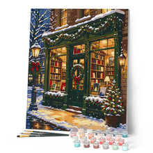 Afbeelding in Gallery-weergave laden, Schilderen op Nummer - Kerstboekhandel