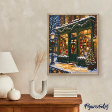 Afbeelding in Gallery-weergave laden, Schilderen op Nummer - Kerstboekhandel