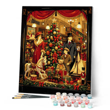 Afbeelding in Gallery-weergave laden, Schilderen op Nummer - Kerstspeelgoedwinkel