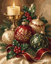 Afbeelding in Gallery-weergave laden, Schilderen op Nummer - Feestelijke kerstdecoraties